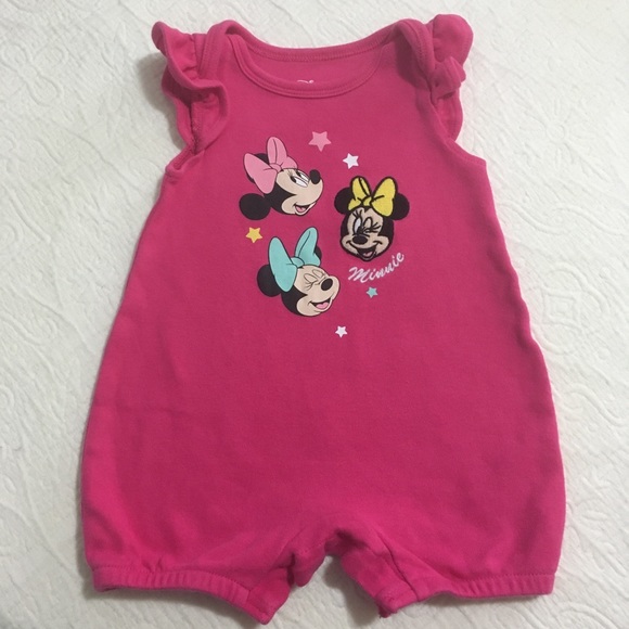 3m (5/$20) Minnie Mouse Summer Romper - Picture 1 of 9